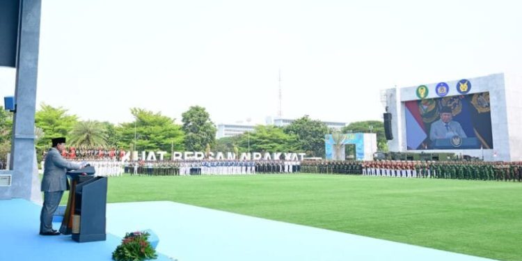 Amanat HUT ke-81 TNI, Presiden Prabowo Tegaskan Kekuatan TNI Tak Terpisahkan dari Rakyat 