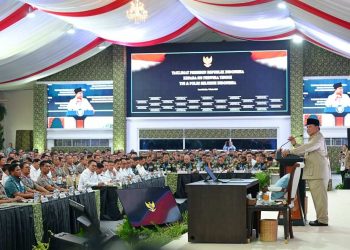 Presiden Prabowo Sampaikan Taklimat kepada 800 Perwira Tinggi TNI-Polri